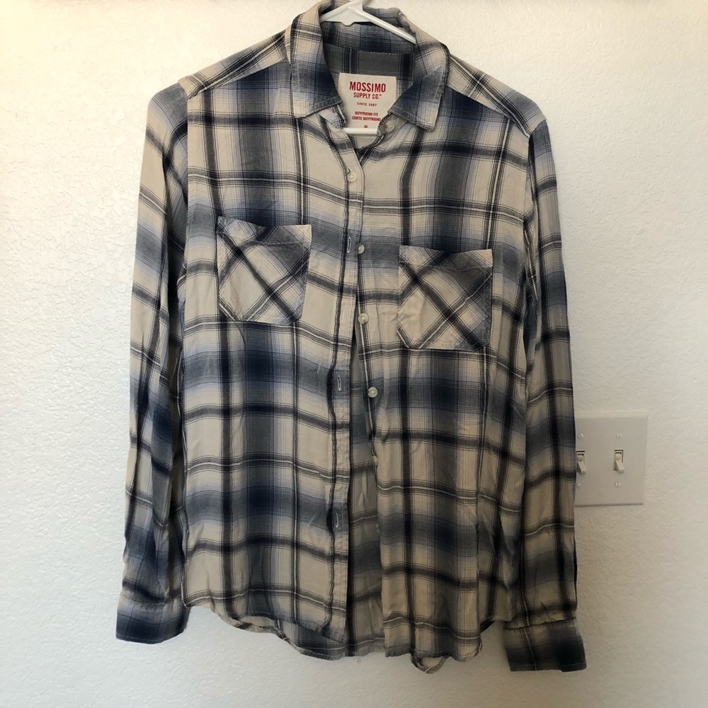 Plaid Boyfriend Shirt